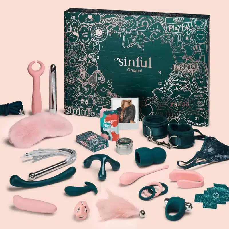 Sinful joulukalenteri 2024 sisältö