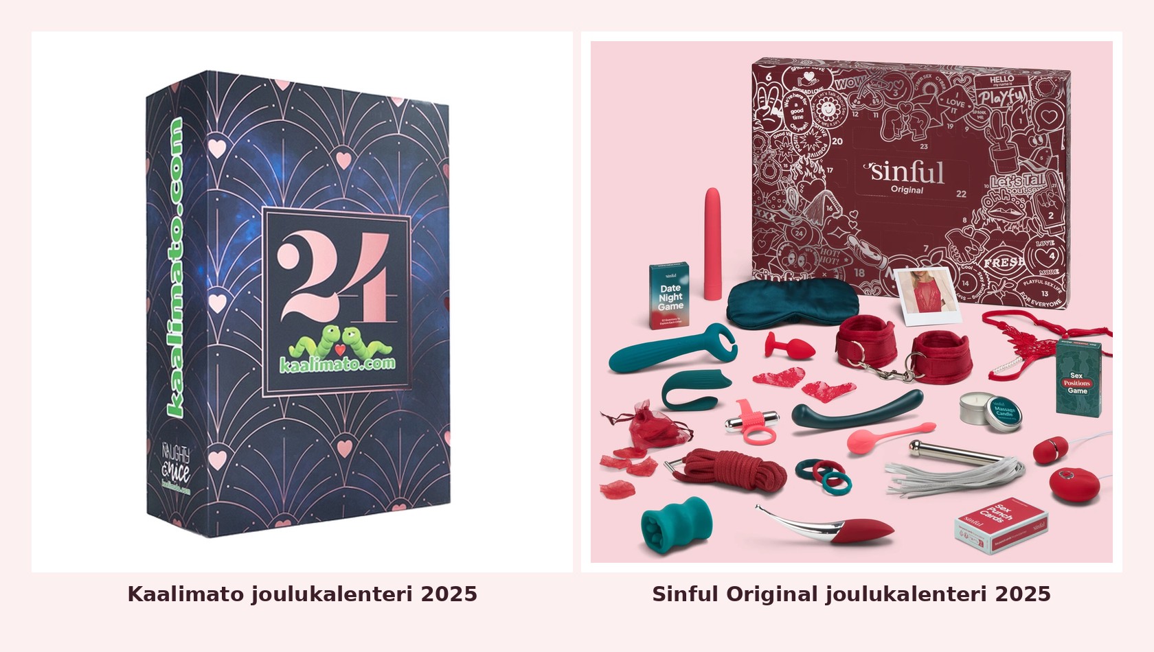 kaalimato sinful seksilelu joulukalenteri